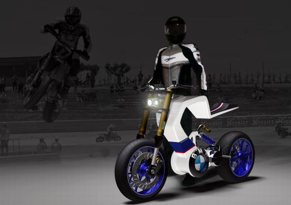 BMW E 100R electric motorcycle concept