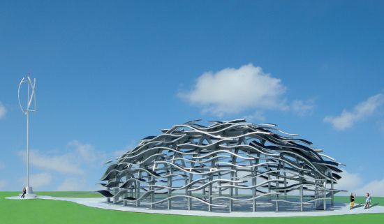 steel pavilion