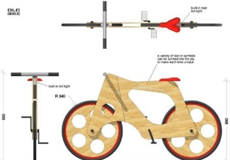 plywood bike