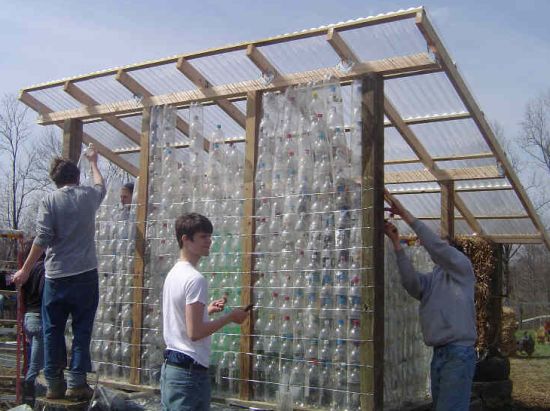 Recycled Plastic Bottle Greenhouse