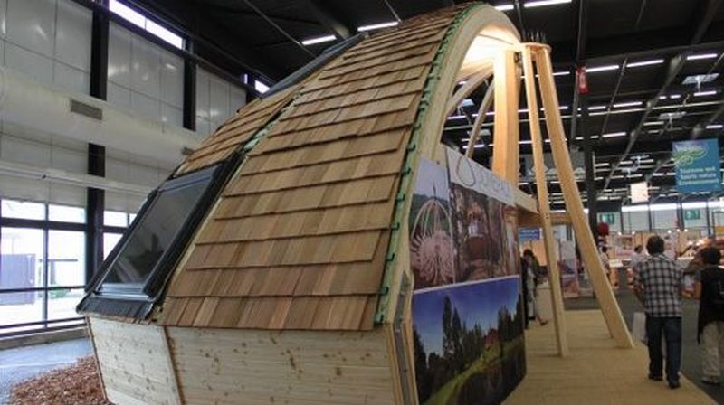 UFO-like rotating wooden house can withstand cyclonic winds of up to 174mph