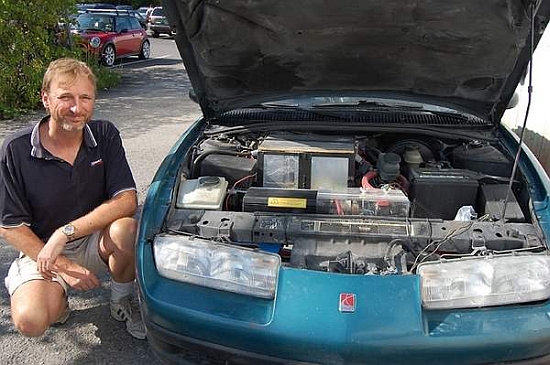 1994 saturn with an electric engine