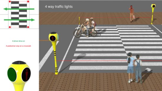 4 way traffic lights1
