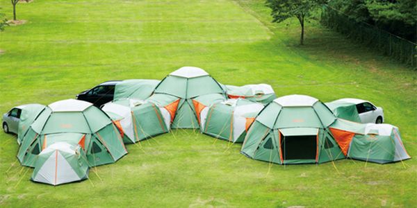 A Modular Tent System by Logos