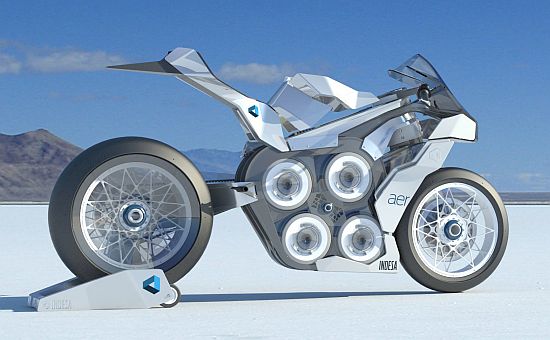 aer all electric racing motorcycle by andre federi