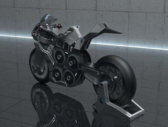 aer all electric racing motorcycle by andre federi