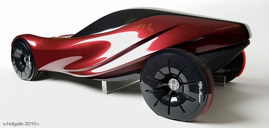 all electric alfa romeo essence concept features fabric inspired surfaces
