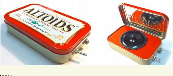 Recycling Altoids Tins