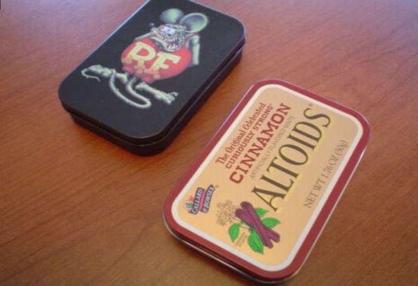 Recycling Altoids Tins