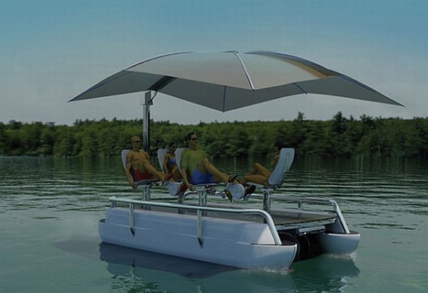 6 - Most amazing pedal powered boats - Ecofriend