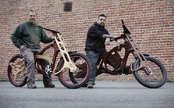Amazing wooden bicycles