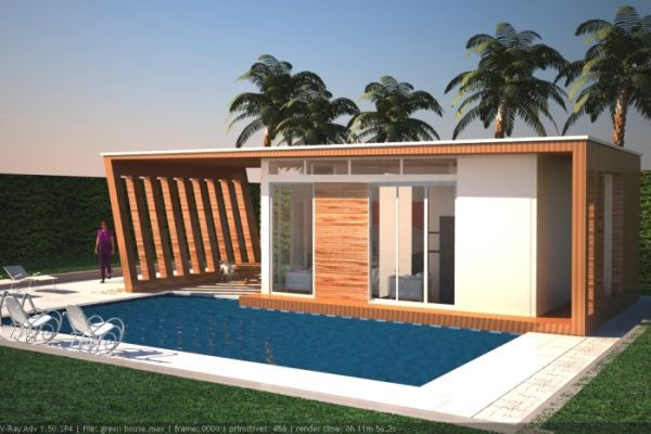 An eco friendly wooden dwelling concept by Batte Ronald