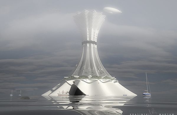 Artificial Island Skyscraper