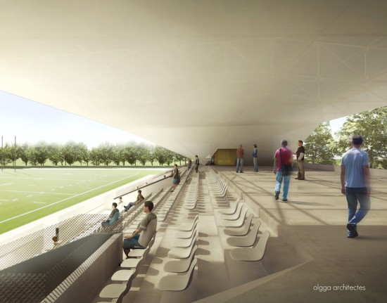 athletic center olgga architects 2