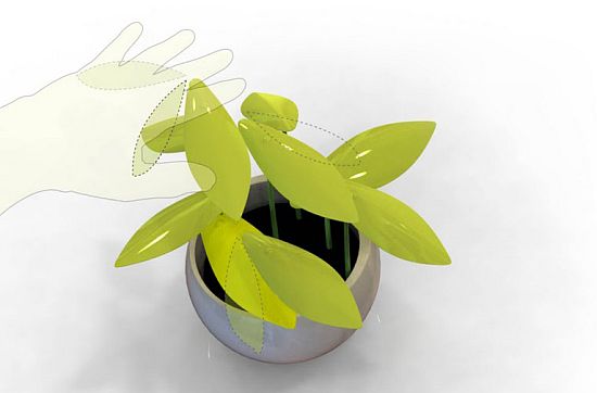 aydan designs touchpot concept electricity generat
