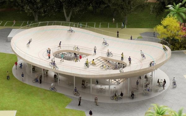 Bike Pavilion by NL Architects