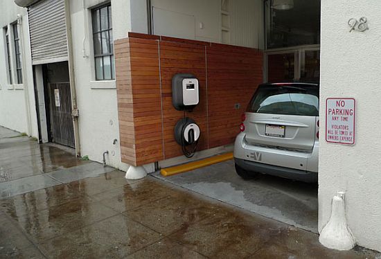 blink electric vehicle charger by ecotality and fr