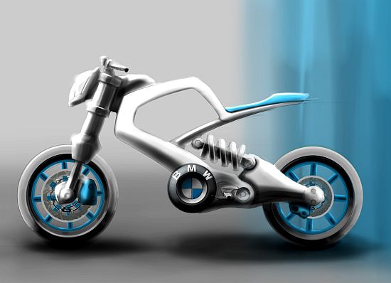 bmw e 100r concept electric motorcycle by miika ma