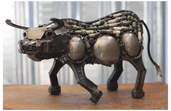 Bull Sculpture