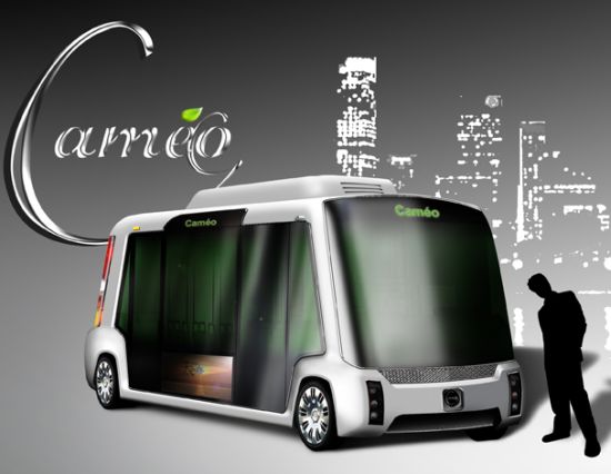 cameo electric bus concept by martin pes