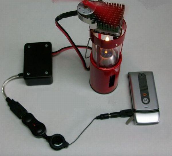 Candle Powered USB Charger