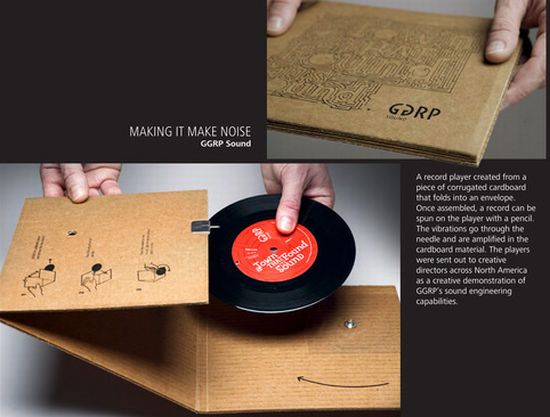 cardboard sleeve record player 2
