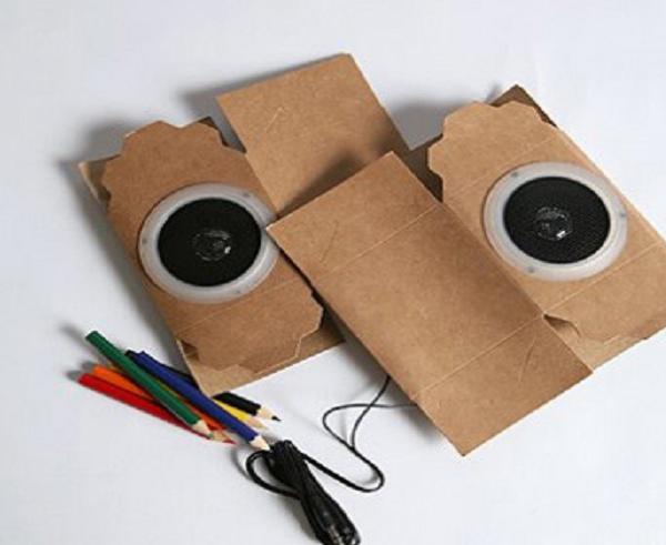 cardboard speakers
