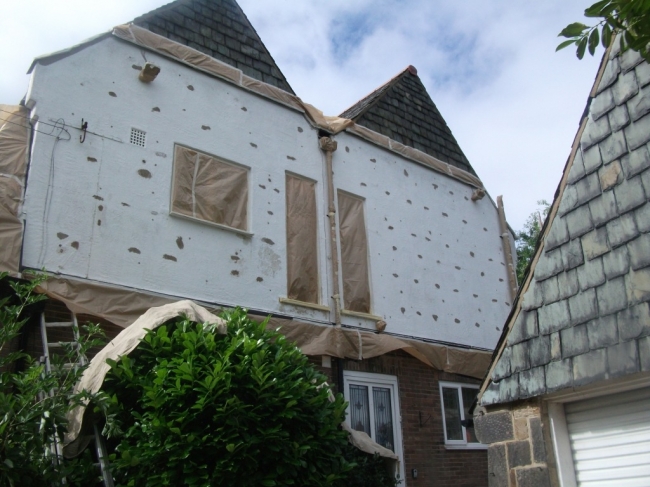 Cavity wall insulation