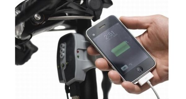 Charge USB devices by pedaling your bicycle