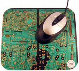 circuit board mouse pad