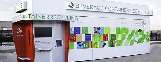 coca cola reimagine recycling machine