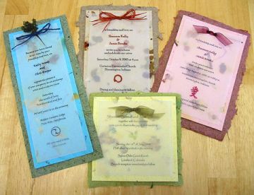 colorful eco friendly wedding invitations 9