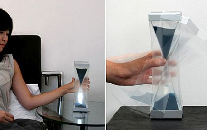 concept hourglass nightlight