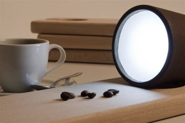 Creative Lamps Made From Recycled Coffee Grounds