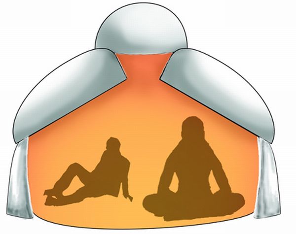 Shelter after Disaster. Having a Roof over your head. Emergency Shelter icon.