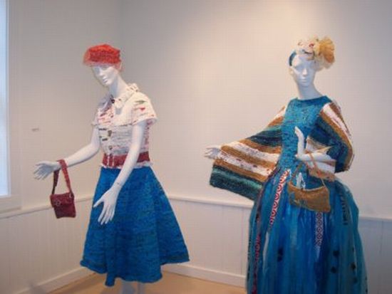 dresses from recycled plastic bags dresses from recycled plastic bags