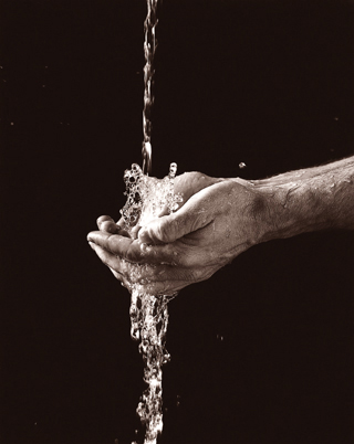 drinking water