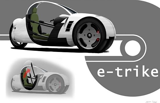 e trike concept electric vehicle by onno fridrich