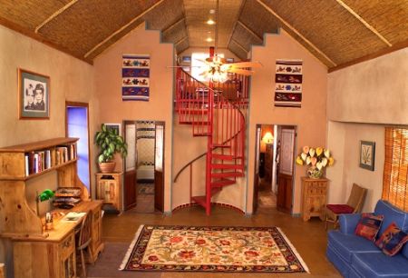 Eco-friendly straw bale house