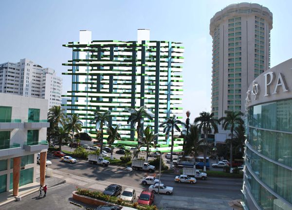 Eco-tower in Acapulco city