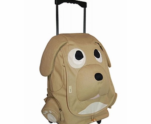 EcoZoo Cotton Kid's Rolling Puppy Backpack