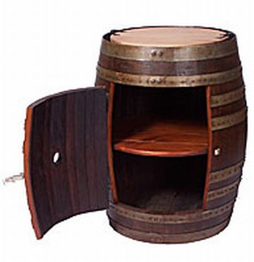 ecycled wine barrel side cabinet 9