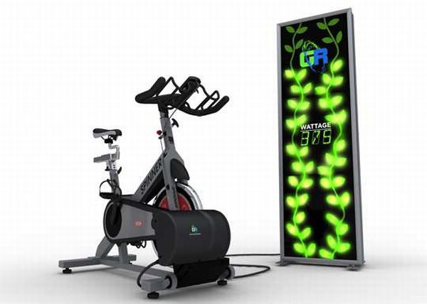 power generating exercise bike