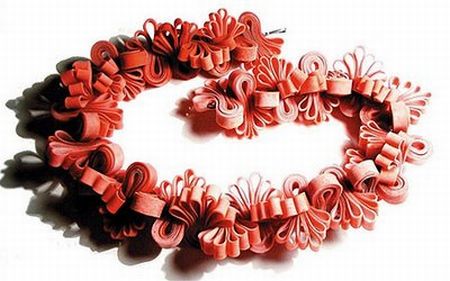 fashionable recycled rubber band jewelry