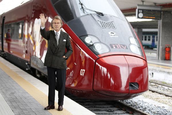 Ferrari's Montezemolo launches high-speed train