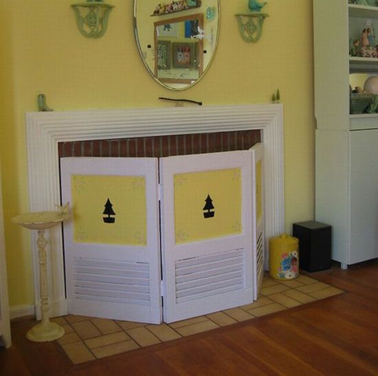 fireplace cover from trash fireplace cover from trash
