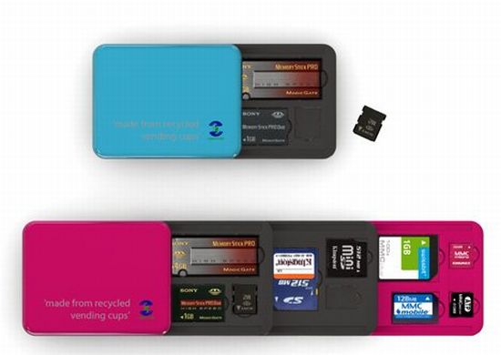 flash memory card holder