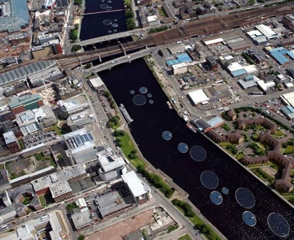 Floating Solar Lily pads