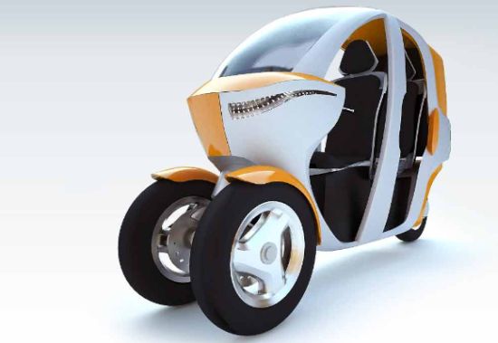 fluidi concept electric scooter by arthur kenzo 1