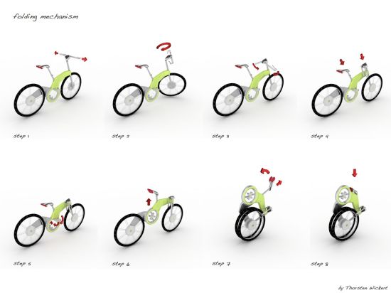 folding electric bicycle 3